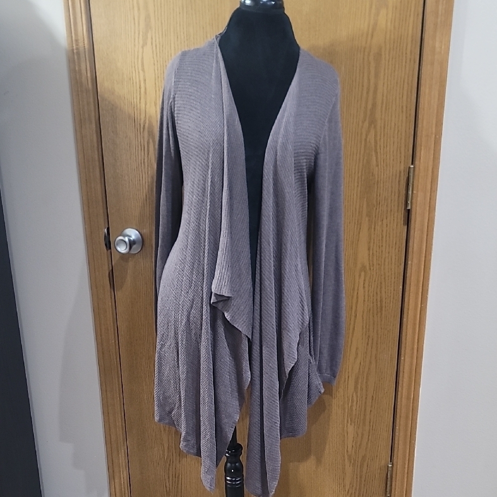 Torrid Women's Open Front Cardigan in Taupe